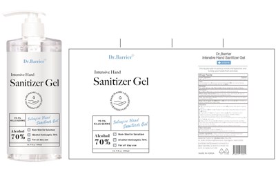Dr Barrier Intensive Hand Sanitizer Gel 500ml (Dr Barrier Intensive Hand Sanitizer Gel 500ml)